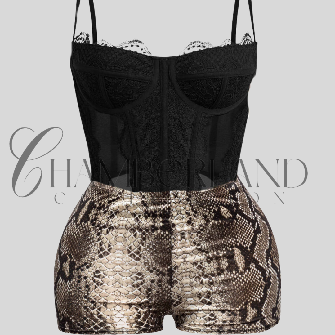 Snake printed OUTFIT DEAL