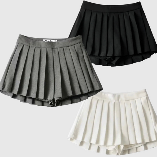 Pleated K Skirt