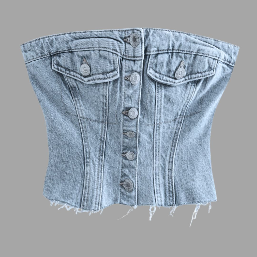 Denim Corset