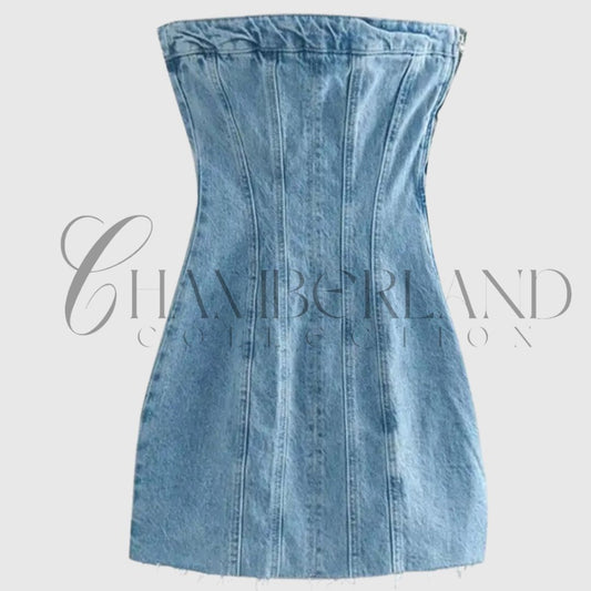 Micro Denim Dress